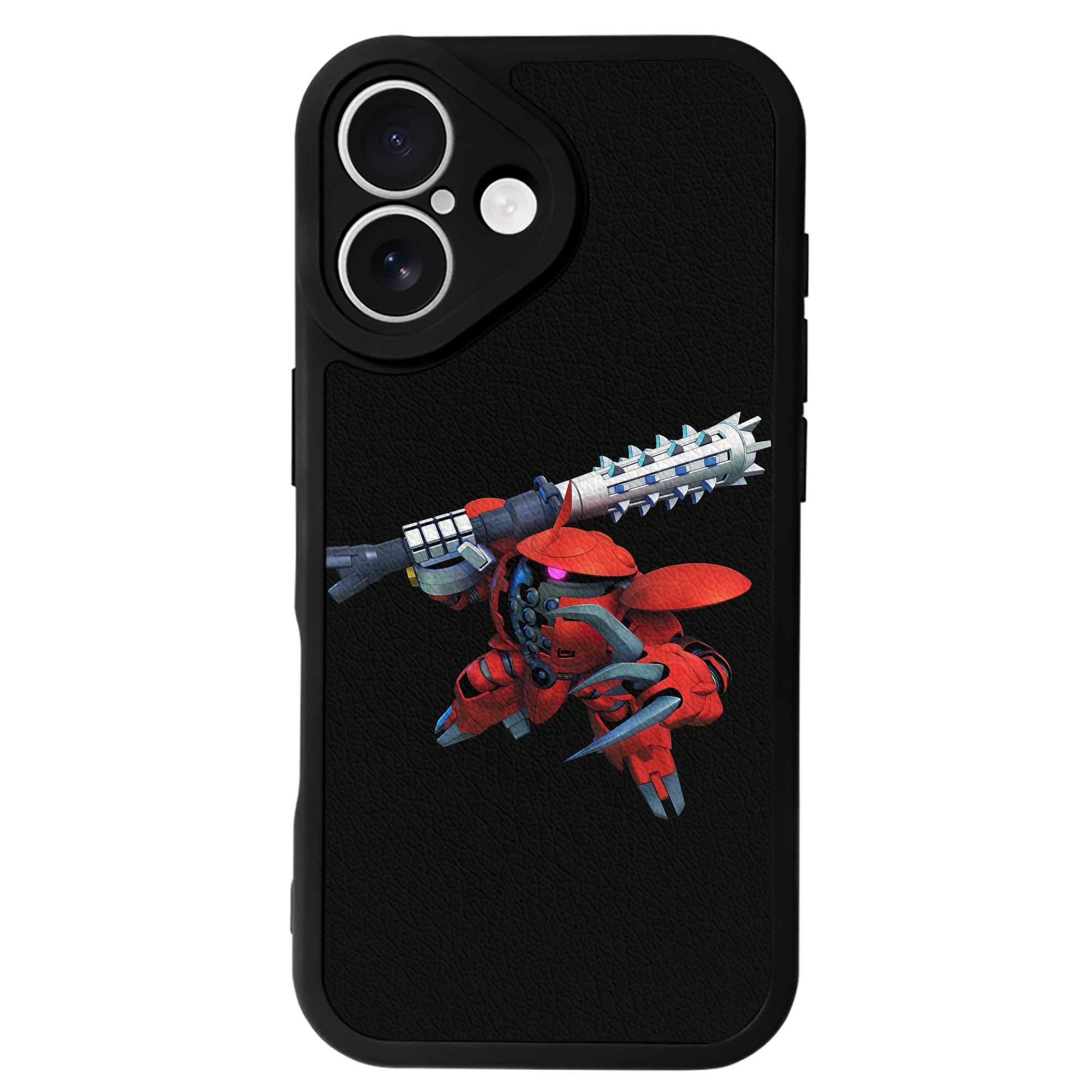 （画像用） 機動戦士ガンダム Mobile Suit Gundam 【iPhone 16シリーズ対応】シリコンスマホケース（レザー調） 材質：シリコン